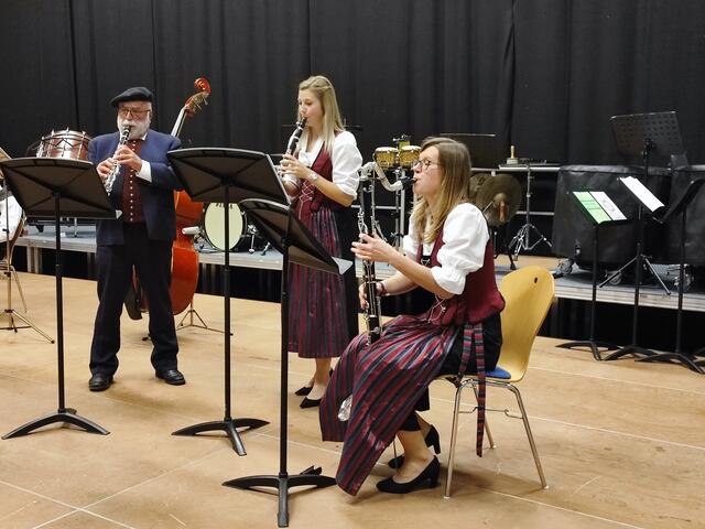 Das Ensemble "Mozart-Trio" unter der Leitung von Manfred-Andreas Lipp.