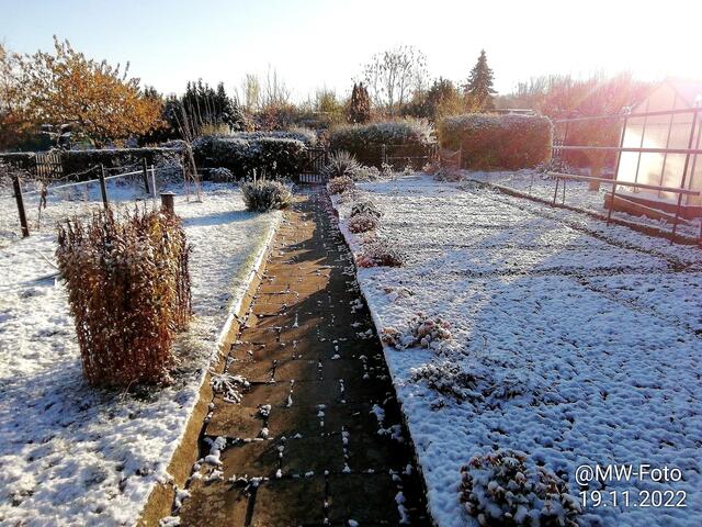 20.11.2022 !!! Gartenschau - Samstag-Sonntagsbilder 2022 !!! Temperaturen: Früh 5:08 9,3 Grad minus / 11:09h 5,3° minus / 13:22 h 1,9° plus | Foto: MW-FotoNebra