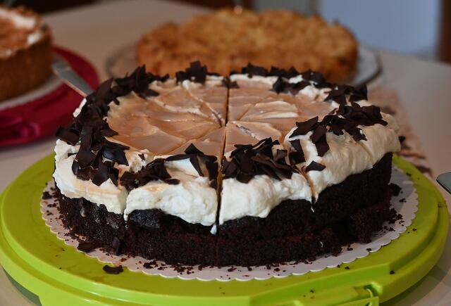 Leckere Kuchen gab es auch