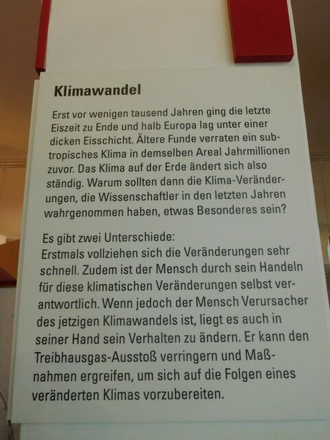 Über den Klimawandel...
