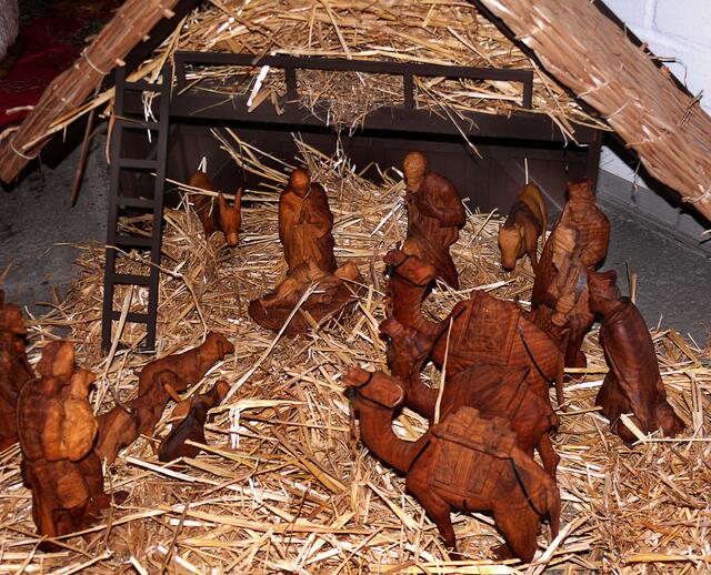 Krippenausstelung in der Auferstehungskirche (aufgenommen am 8. Dezember 2007).