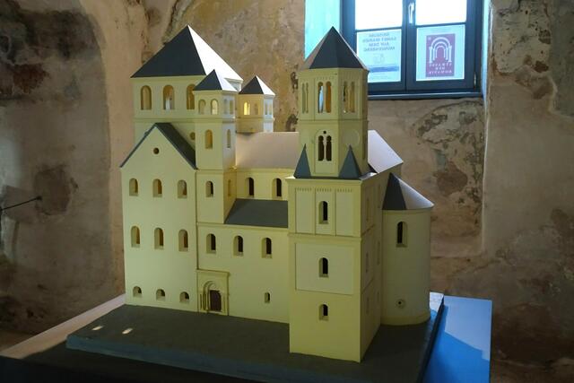 Modell der Klosterkirche St. Marien