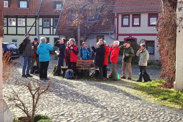 hier gab was zu feiern auf dem Münzenberg