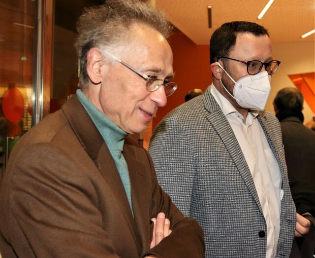 Honorarkonsul Patrice Pélissier (links) neben AI Präsident Matthias Fink