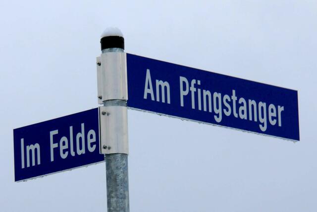 In Osterhagen wurde alle Straßenschilder erneuert.