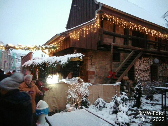 Schön geschmückt - 11.12.2022 !!! Weihnachtsmarkt / Gartenschau - Sonntagsbilder 2022 !!!  Temperaturen: Früh 6:01 2,7 Grad minus / 11:01h 1,3° plus / 13:22 h 4,9° plus