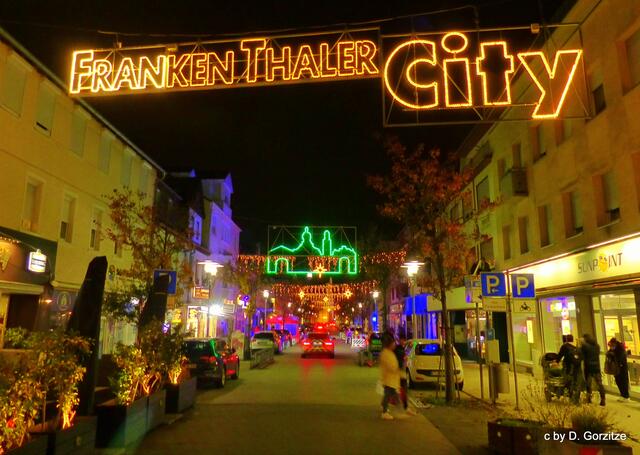 Weihnachtliche  Frankenthaler City!