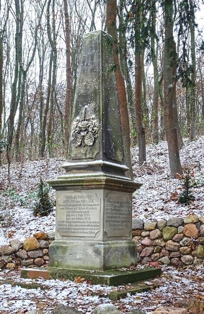 Gedenkstein von Krosigk, den ehem. Schlossherren von Hohenerxleben