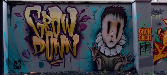 Dortmunder Streetart im Murial Style...Fotorchiv Merkel+Merkel