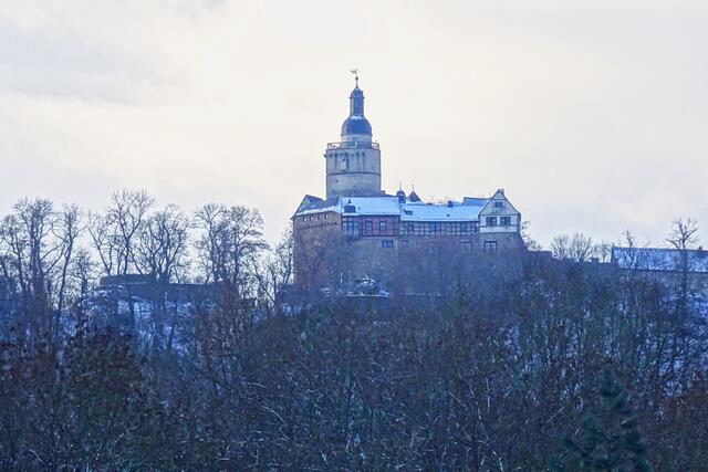Burg Falkenstein vom Gasthaus Zum Falken aufgenommen 