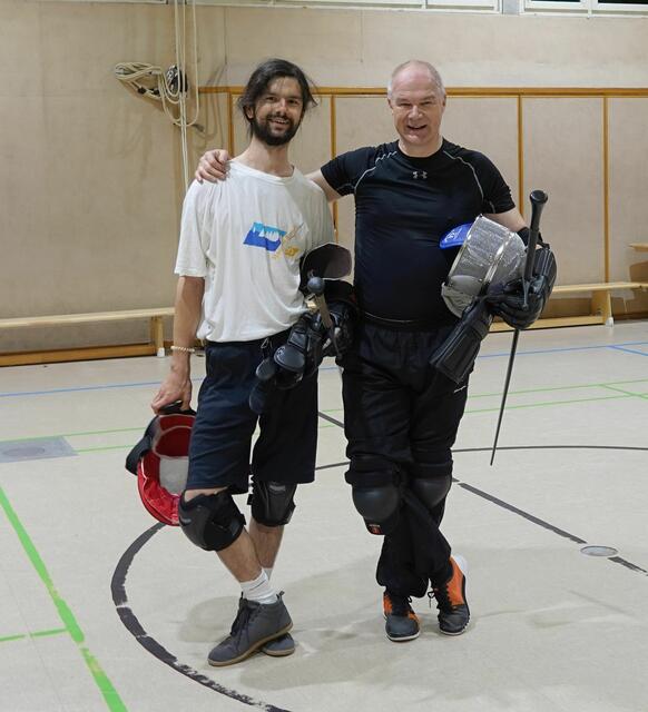 Unsere Trainer: 
Fabio Sörensen (links) und Jürgen Schneider-Jansohl (rechts) | Foto: Jürgen Schneider-Jansohn