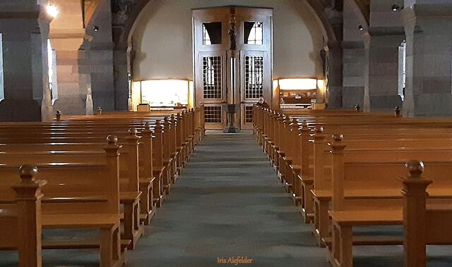 Blick zum Ausgang. | Foto: Iris Alefelder