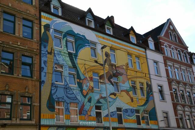 Streetart in Hannover - Graffiti an der Limmerstraße in Linden-Nord (Foto: Katja Woidtke)
