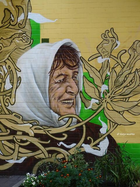 Streetart in Hannover - Graffiti in der Pfarrlandstraße in Linden-Nord (Foto: Katja Woidtke)