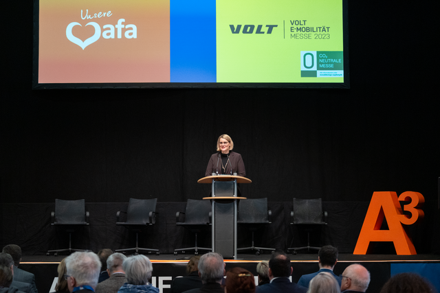 afa-Immobilientage-VOLT 2023 - Augsburgs Oberbürgermeisterin Eva Weber eröffnet Die Messetage