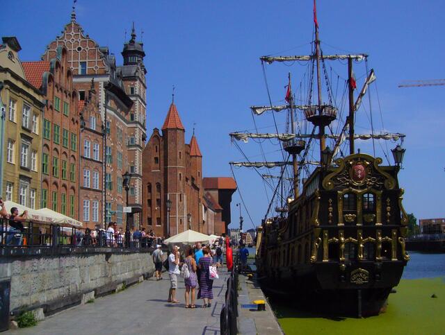 Hier trafen früher die Erstsiedler aus Deutschland und Holland ein.