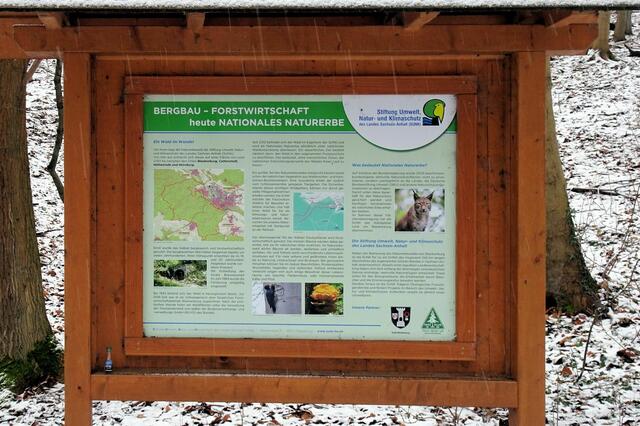 Informationstafel am Panoramaweg