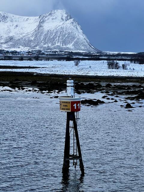 die ausgebaggerte Risøyrinne,  fünf Kilometer lang und nur 100 Meter breit | Foto: Marc Rohde | www.marcrohde.de