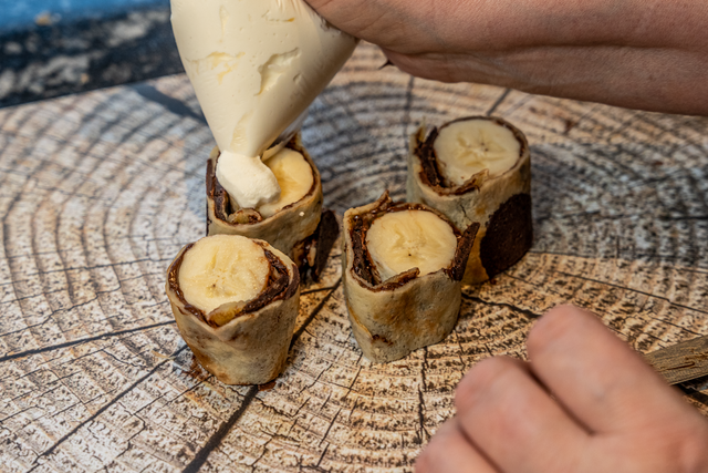 Sabinas Kochstudio – Osterbrunch 2023 – Rezept 5
Schoko-Bananen-Pfannenkuchen | Foto: FSeventfoto