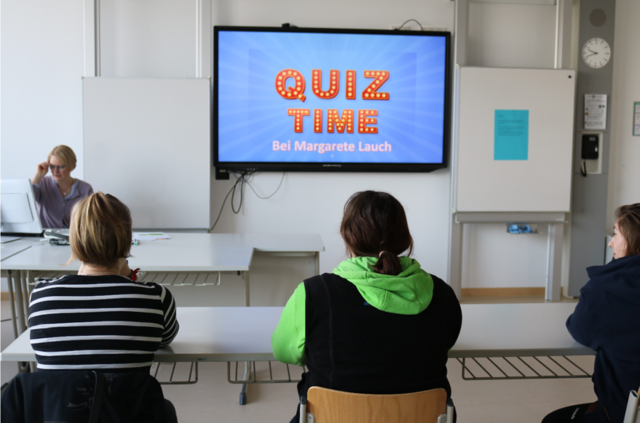 Station 4: Gemüsebau. Spielerisch wird hier Wissen abgefragt. | Foto: Anna Pichlmeier