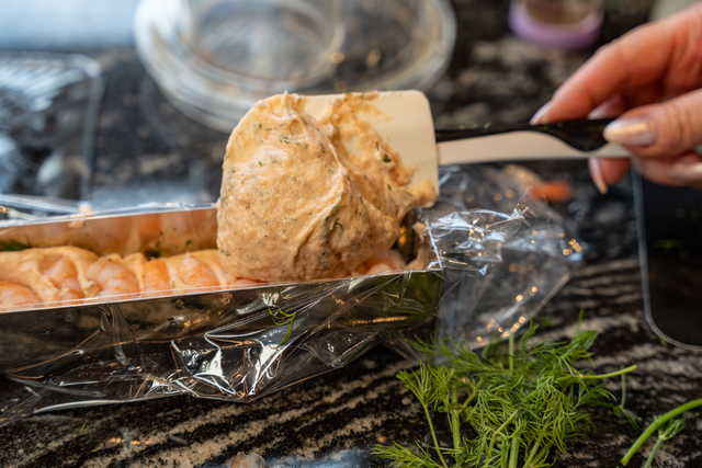 Sabinas Kochstudio – Osterbrunch 2023 – Rezept 4
Forellen- Lachs- Pastete | Foto: FSeventfoto