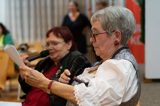 Kissinger Starkbierfest 2023 - Barbara Kurz (links) und Christ Thies als "Krampfadergeschwader" | Foto: FSeventfoto