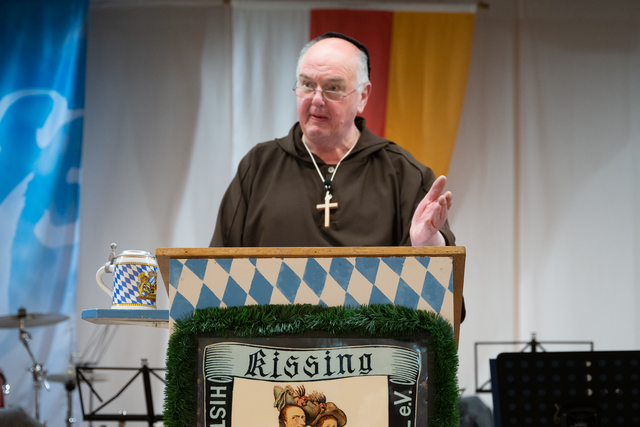Kissinger Starkbierfest 2023 - Günther Herrmann als Fastenprediger Bruder Barnabas | Foto: FSeventfoto