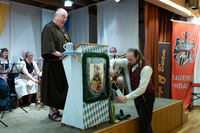 Kissinger Starkbierfest 2023 - Günther Herrmann als Fastenprediger Bruder Barnabas | Foto: FSeventfoto