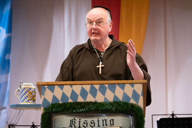 Kissinger Starkbierfest 2023 - Günther Herrmann als Fastenprediger Bruder Barnabas | Foto: FSeventfoto