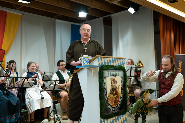Kissinger Starkbierfest 2023 - Günther Herrmann als Fastenprediger Bruder Barnabas | Foto: FSeventfoto