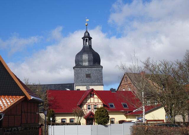 die Kirche "Unsere lieben Frauen" nach der Wanderung in Dankerode 