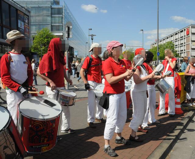 Hier wurden die Läufer angespornt