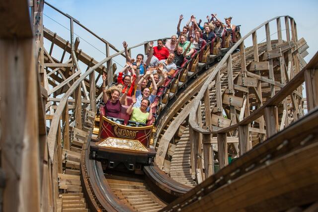 Die Island Achterbahn Wodan. | Foto: Europa-Park