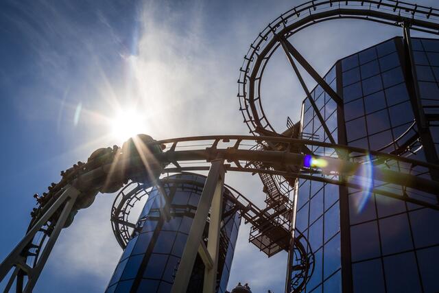 Nicht fehlen darf die legendäre Achterbahn Euromir. | Foto: Europa-Park