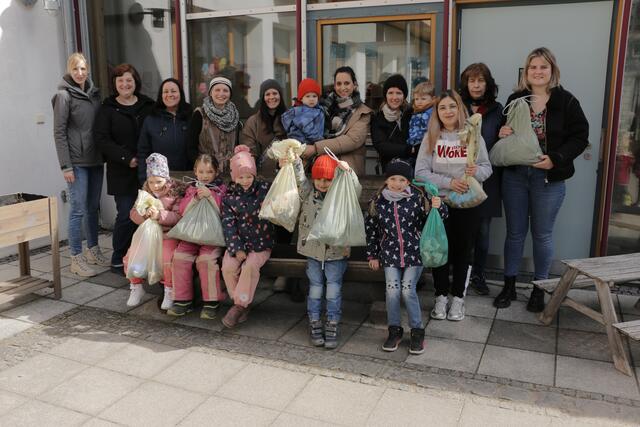 Müllsammeln Kindergarten St. Ägidius