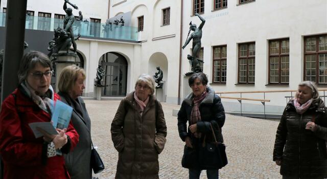 Im Innenhof des Maximilianeum in Augsburg | Foto: Marianne Stenglein