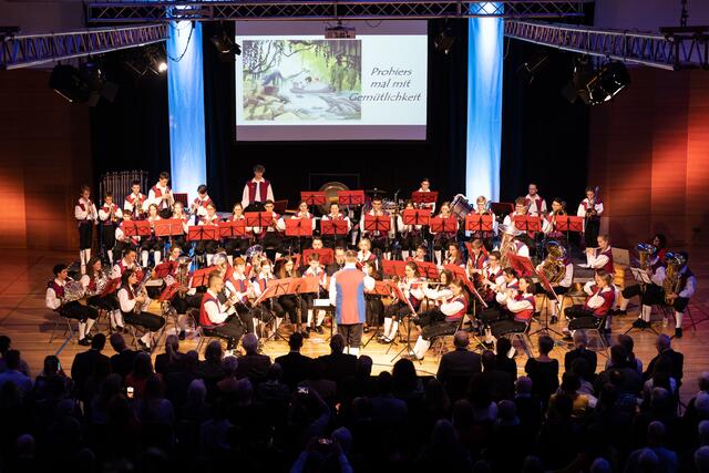 A &amp; B-Orchester der Jugendkapelle Friedberg | Foto: Foto Dominik Bader