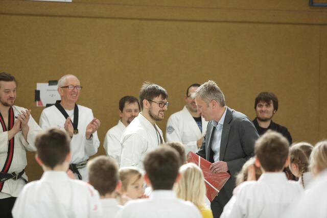 Richard Greiner nahm an der Eröffnung des Seminars teil und gratulierte der Abteilung | Foto: Jan Miethke