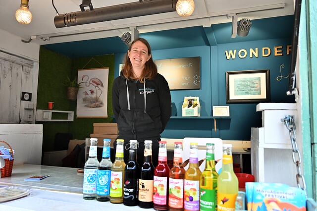 Kühles gab es hingegen an der BrauseBude