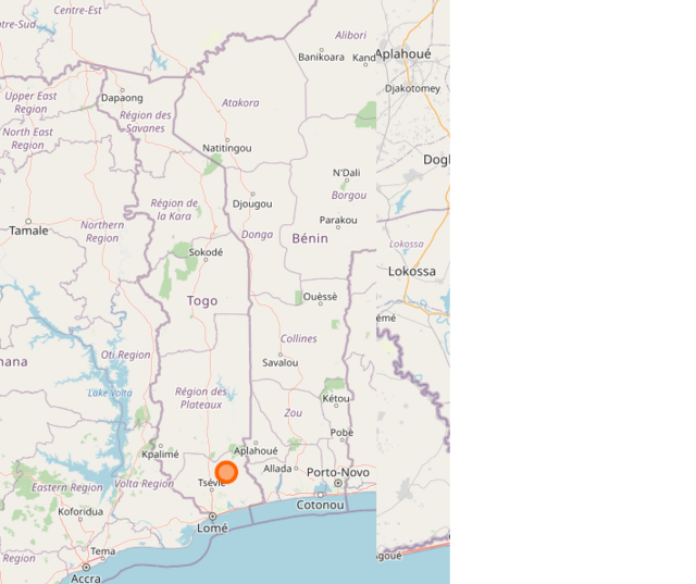 Präsentation zur Zafi-Reise der Friedberger Delegation im Januar 2023 - Zafi in Togo/Westafrika

https://www.openstreetmap.org/node/1941610083 | Foto: openstreetmap.org