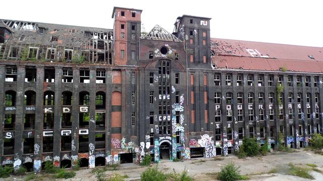 Wir nehmen Abschied von einem Industriedenkmal, einem faszinierenden Gelände.