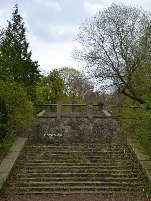 Tripsche Gartenanlage auf dem Gehrdener Berg - Freitreppe 

(Foto: Katja Woidtke)