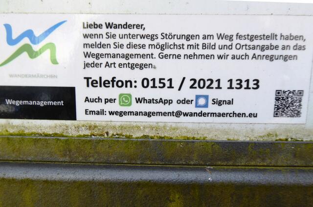 Wandermärchen-Wegemanagement: 0151/2021 1313