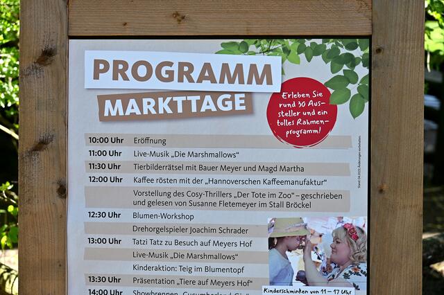 Kleines buntes Frühlingsfest im Zoo: Meyers Markttage.