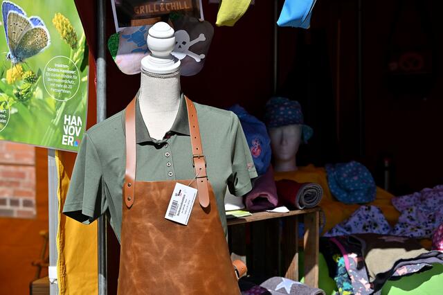 Ein Stand auf den Markttagen.