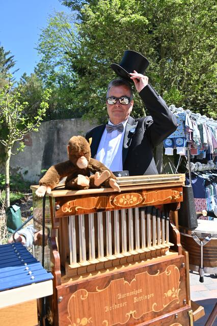 Drehorgelspieler Joachim Schrader