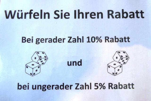 Rabattaktion zum „Tag des Deutschen Brotes“ am 05.05.2023.