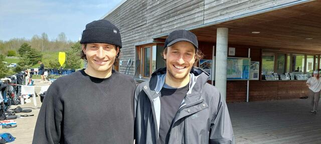 links Noah Hegge, rechts Samuel Hegge | Foto: Hans-Peter Pleitner