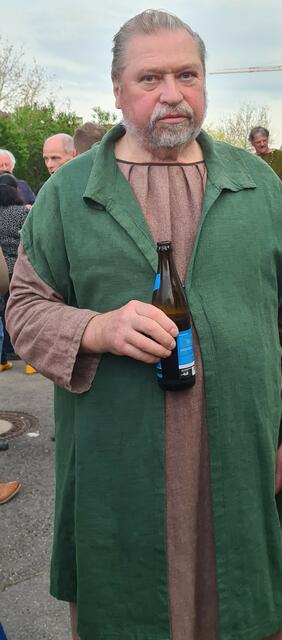 Pausenbier eines Apostel