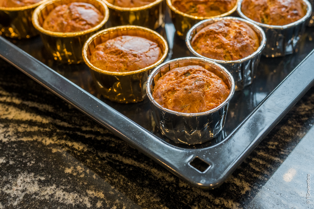 Sabinas Kochstudio - Käse-Kräutermuffins mit drei verschiedenen Toppings | Foto: FSeventfoto